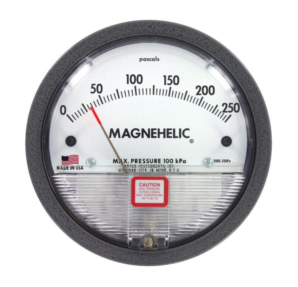 dwyer 250 pascal magnehelic pdifferential pressure gauges