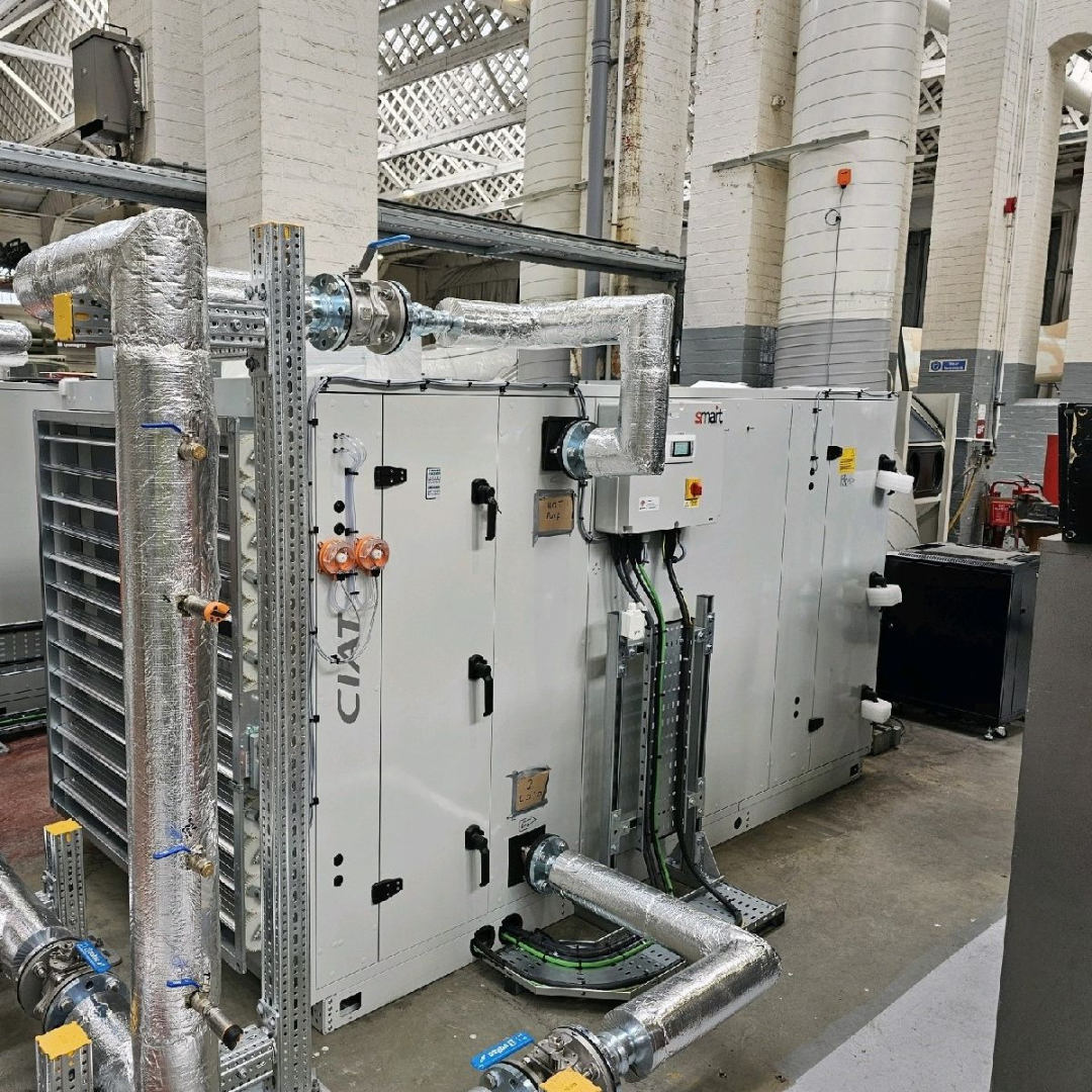 AHU (i-ACS commissioning for Ciat showcasing Ductwork)